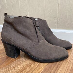 Eileen Fisher Murphy Intaglio Leather Bootie Contemporary Minimalist
